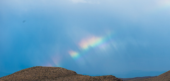 Rainbow over Giipson Hills Red Rock-1
