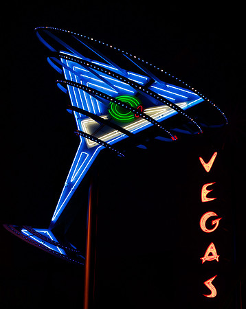 Neon Martini East Fremont Ave.