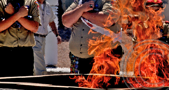Flag Retirement, Boulder City Nevada