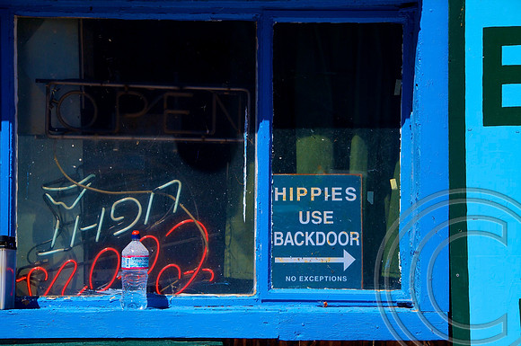 Sign at International Cafe, Austin
