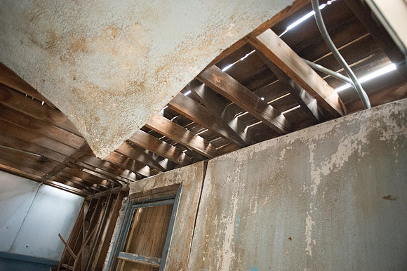 Interior of Mystery Building at Old Boulder City Airport