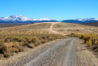 Belmont Road in Monitor near the Geological Center of Nevada