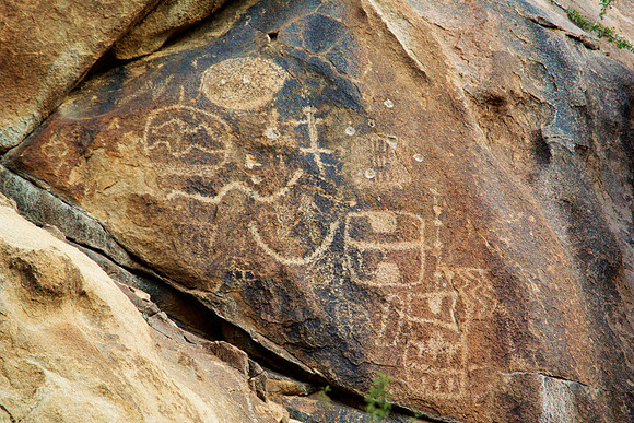 Petroglyps Keyhole Canyon El Dorado Mountains Nevada