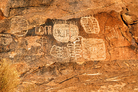 Petroglyphs Keyhole Canyon, El Dorado Mountains Nevada