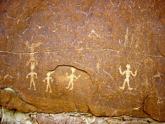 Petroglyphs Chaco Canyon New Mexico