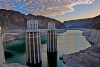 Arizona Water Intake Towers, Hoover Dam