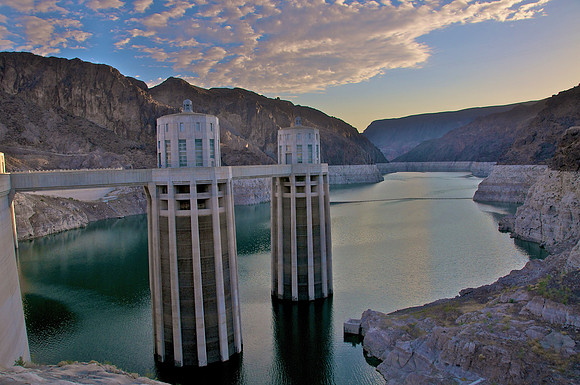 Arizona Water Intake Towers, Hoover Dam