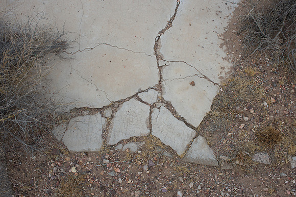 Foundation Detail at Old Boulder City Airport