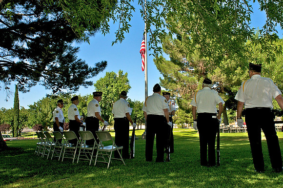 American Legion Memorial Day Ceremony, Boulder City Cemetery , Boulder City Nevada