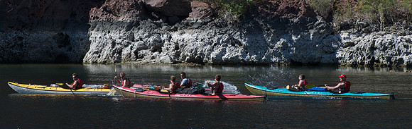 Kayaking the Colorado River in October
