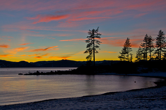 Crystal Bay in Winter