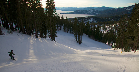 Lake Tahoe From Daimond Peak Ski Resort