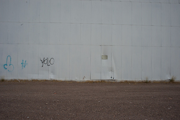 Exterior Detail of Seabee Hanger at Old Boulder City Airport